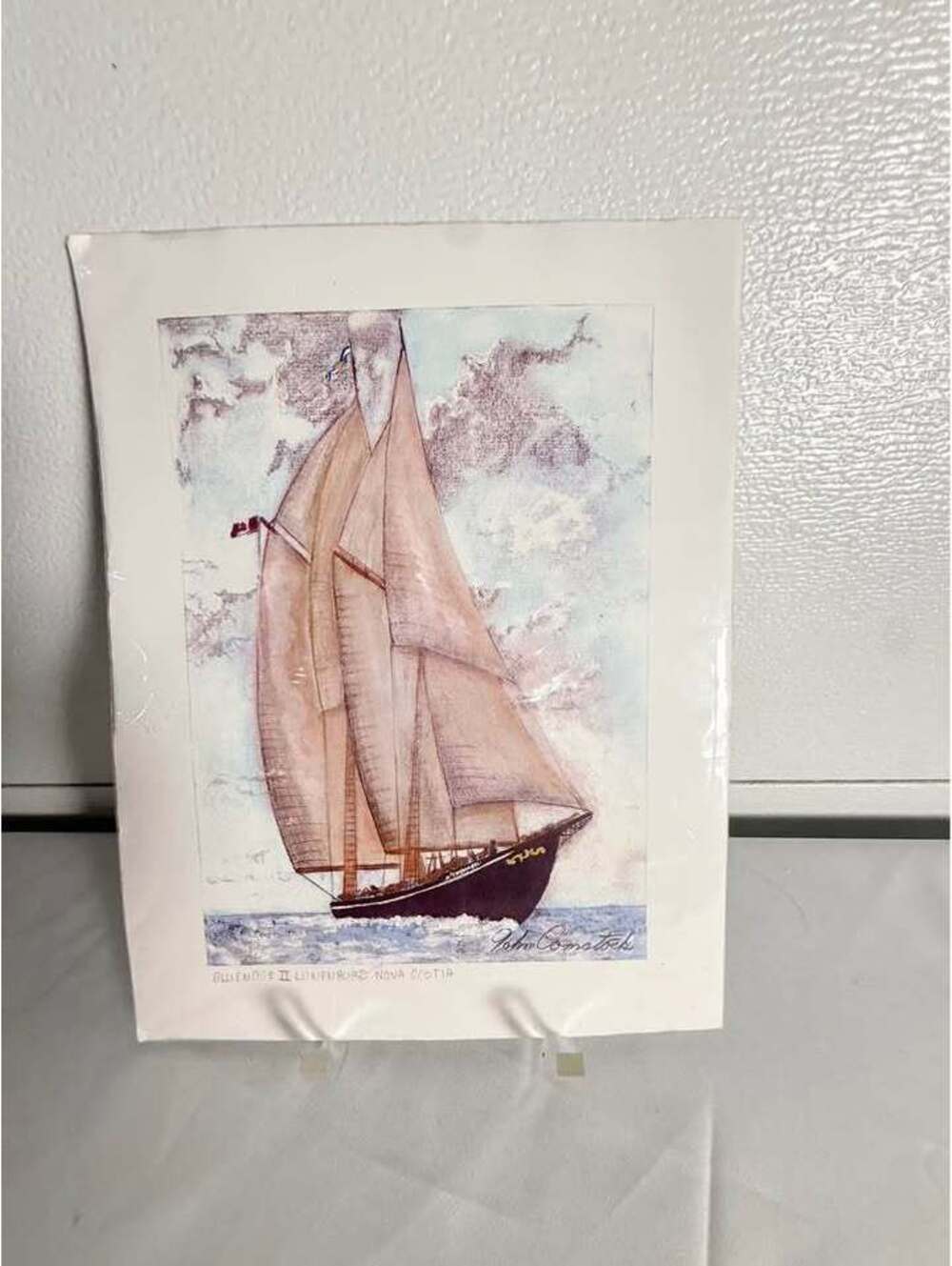 John Comstock Bluenose II Lunenburg Nova Scotia Art Print